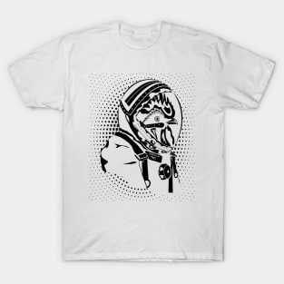 Chicken Spaceman, Retro Style T-Shirt